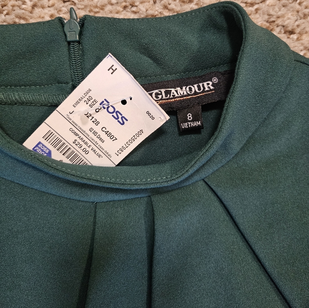 NWT Dark GreenBodycon Dress - Picture 6 of 8